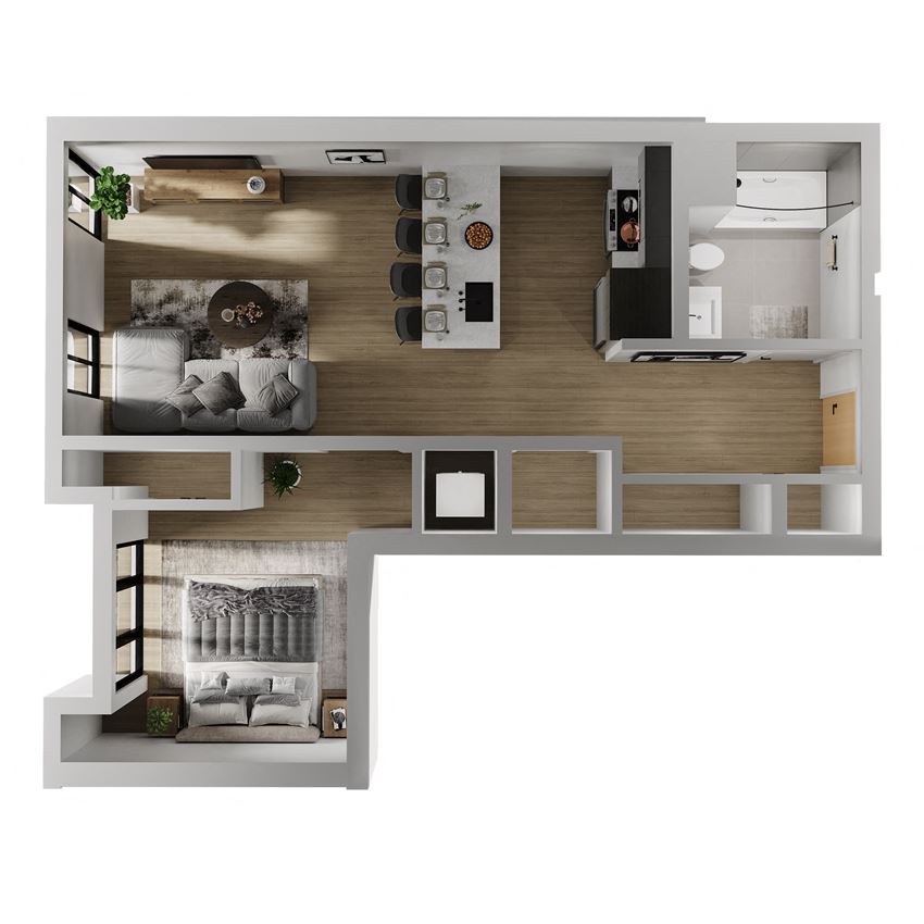 1 Bedroom B
